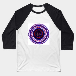 Circle Mandala Baseball T-Shirt